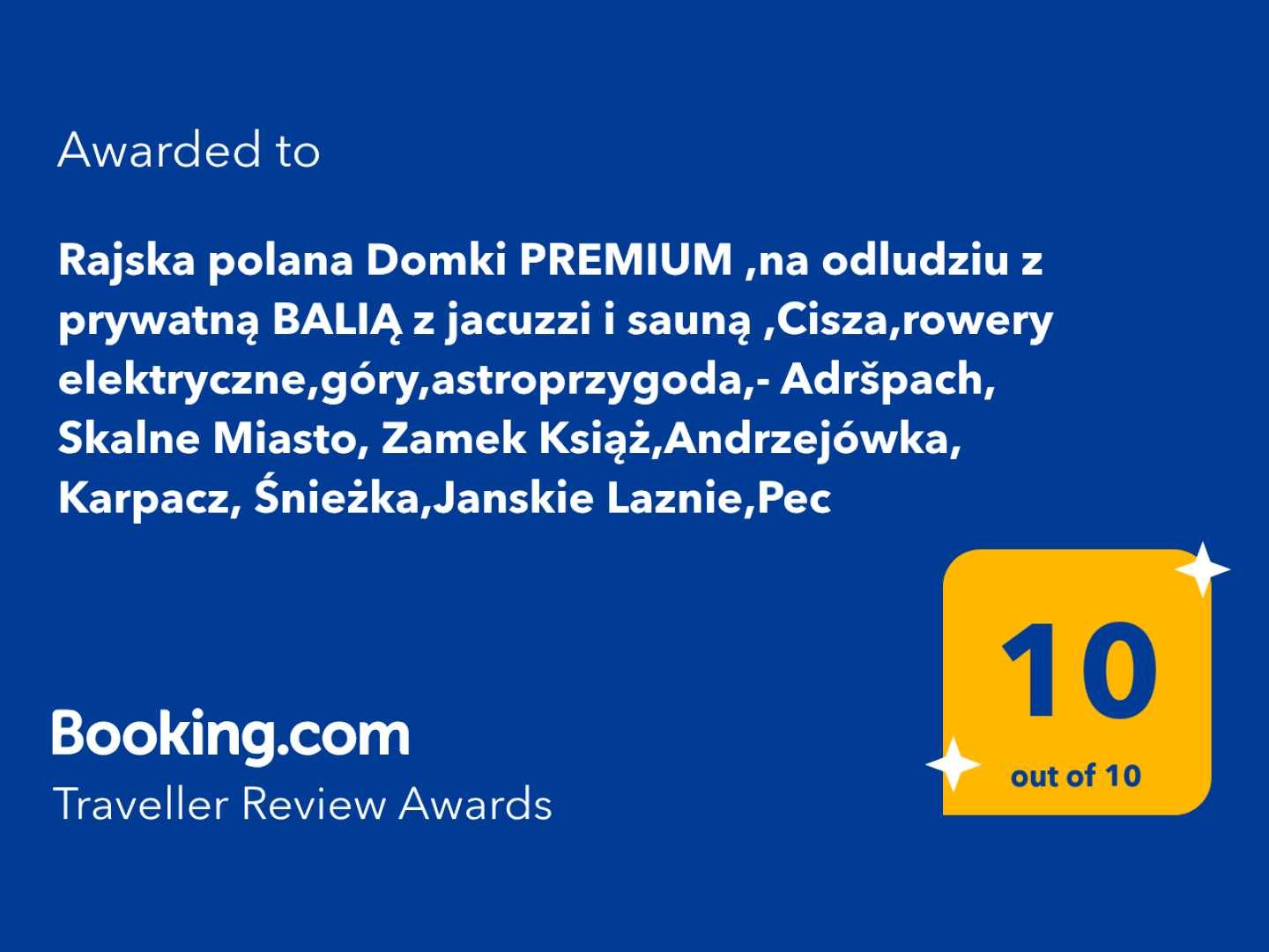 Booking award